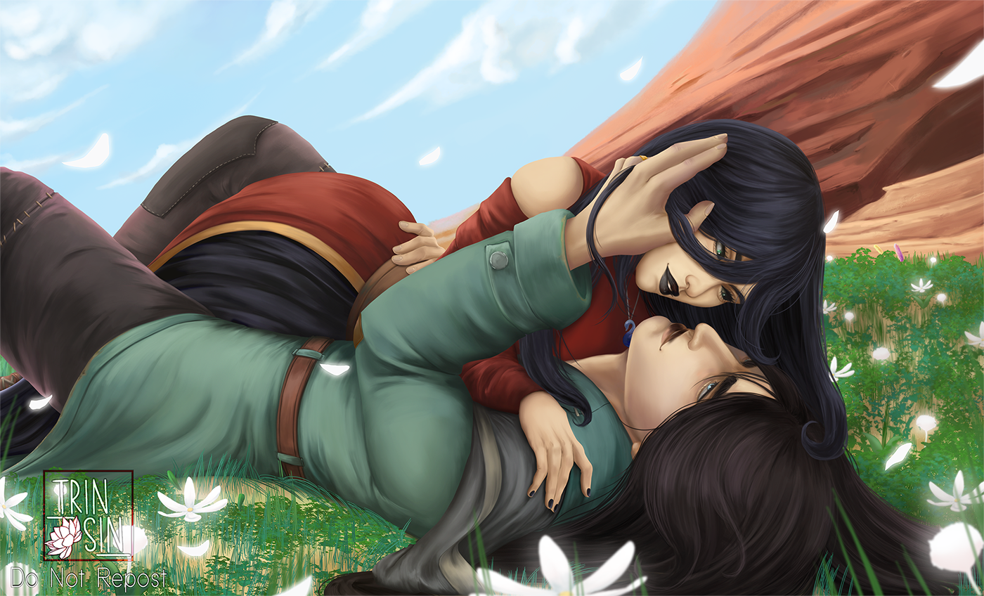 Meadow Kiss by Trinsin