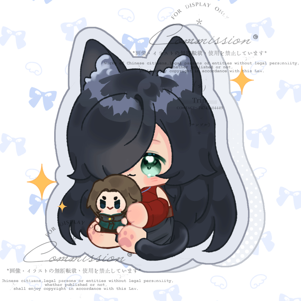 Kitty Mai with Fang Plushie by Trin